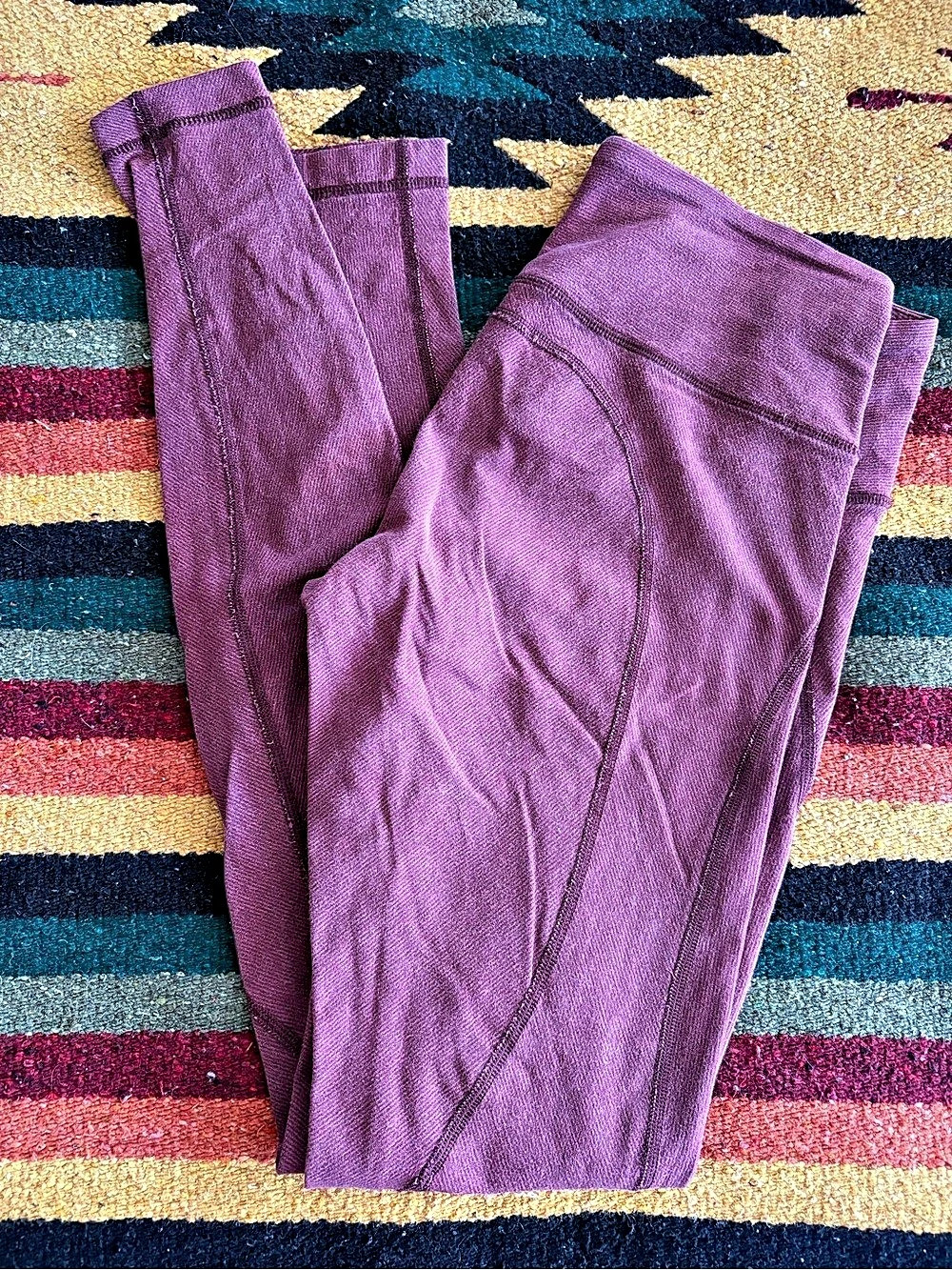 lululemon BURGUNDY Leggings